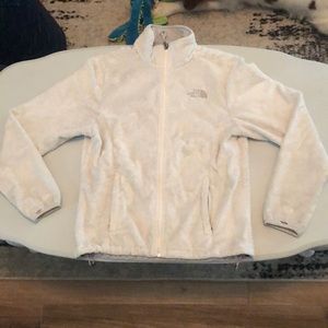 S White Full Zip North Face Jacket